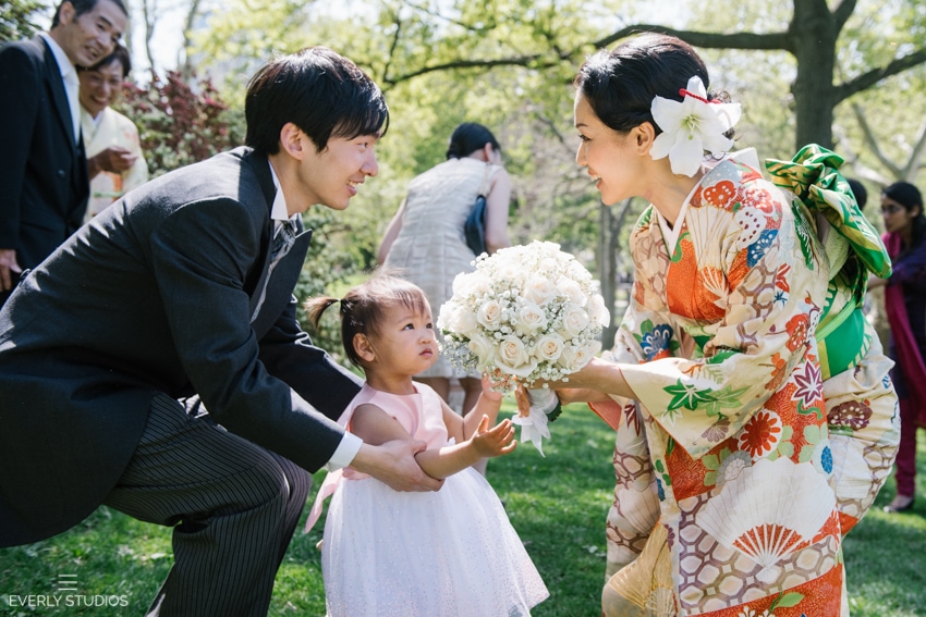 Japanese wedding on Cherry Hill, Central Park