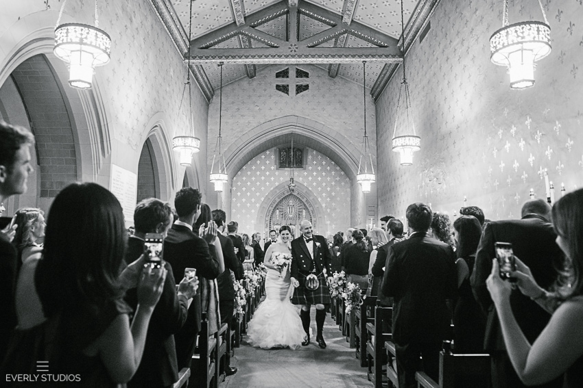 Church of the Heavenly Rest wedding ceremony