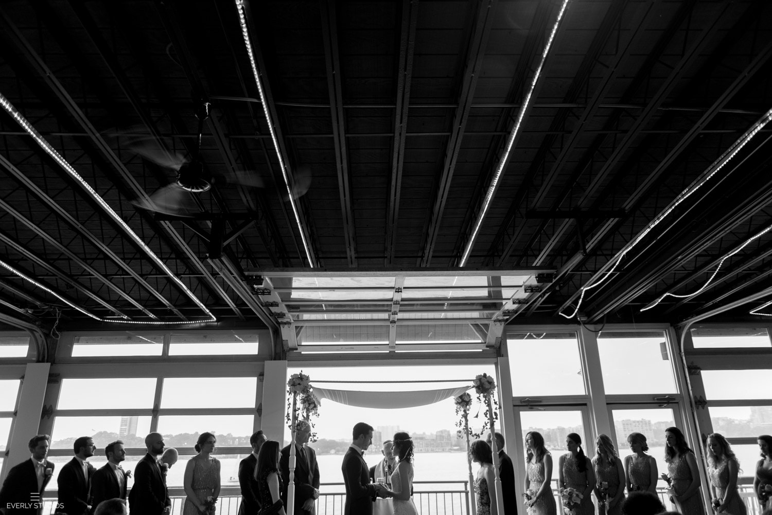 Chelsea Piers Sunset Terrace wedding in NYC