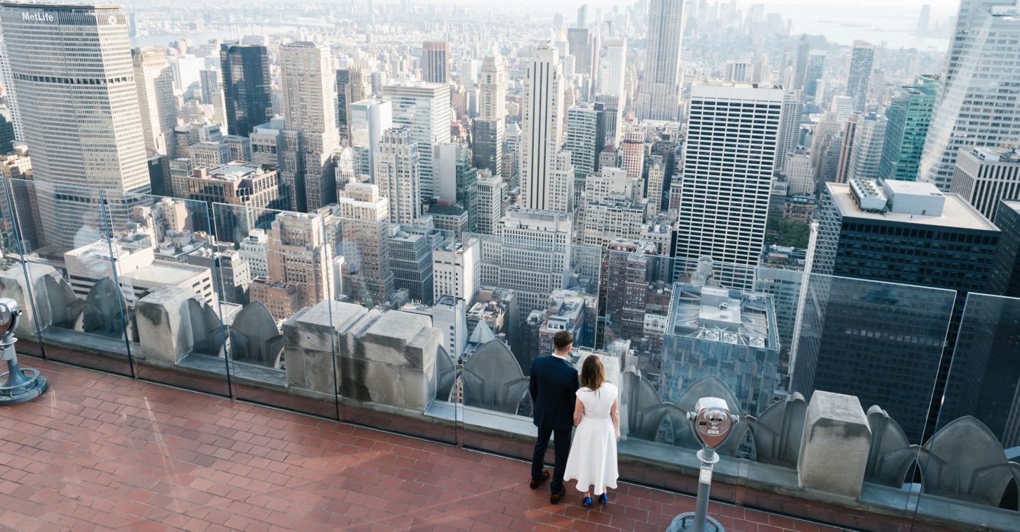 Top of the Rock wedding in NYC