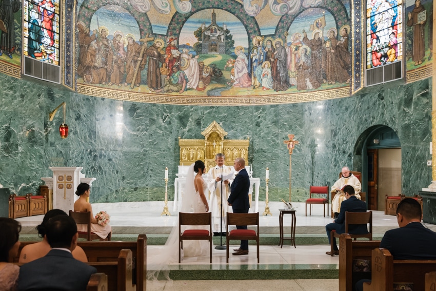 St. Francis of Assisi Catholic Church wedding photos
