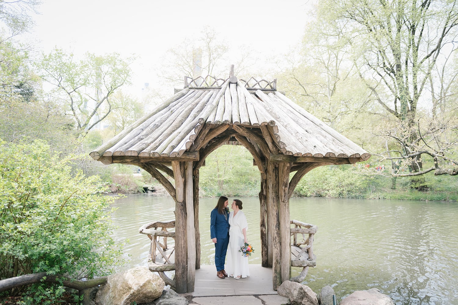 Wagner Cove wedding in Central Park, NYC