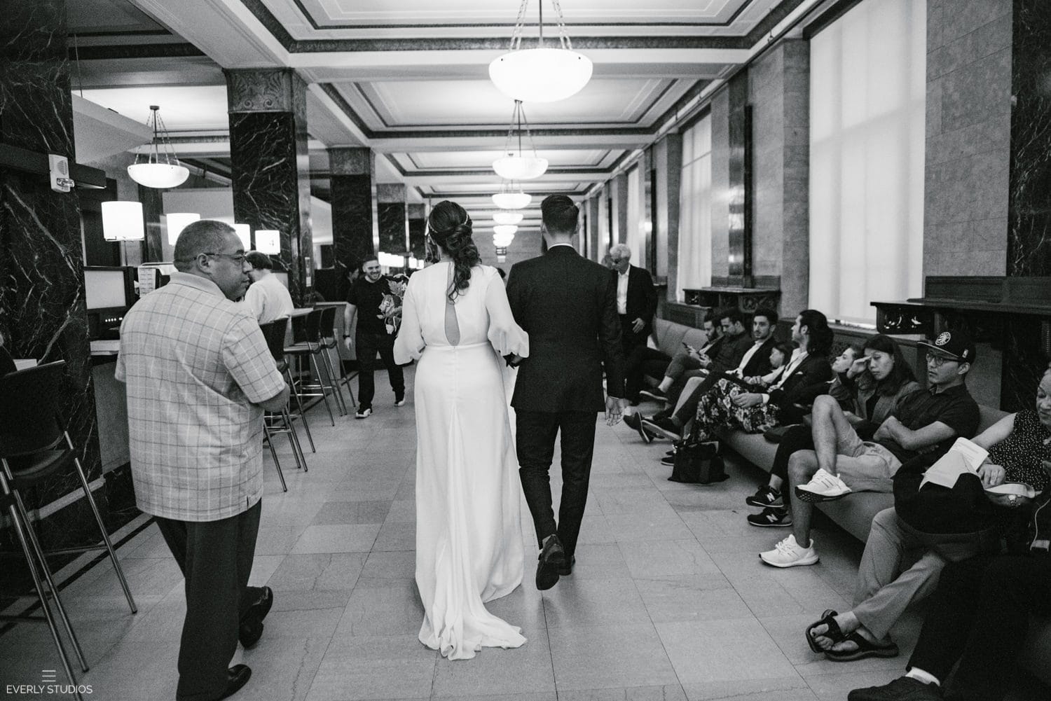 NYC City Hall elopement. Photos by NYC elopement photographer Everly Studios, www.everlystudios.com