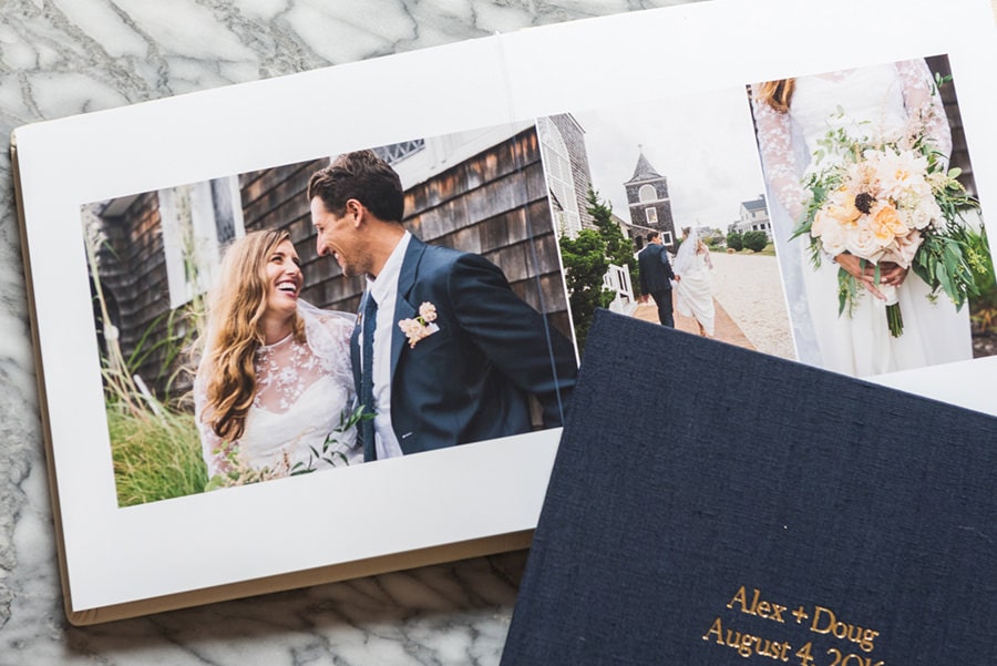 Wedding photography in New York - custom wedding album