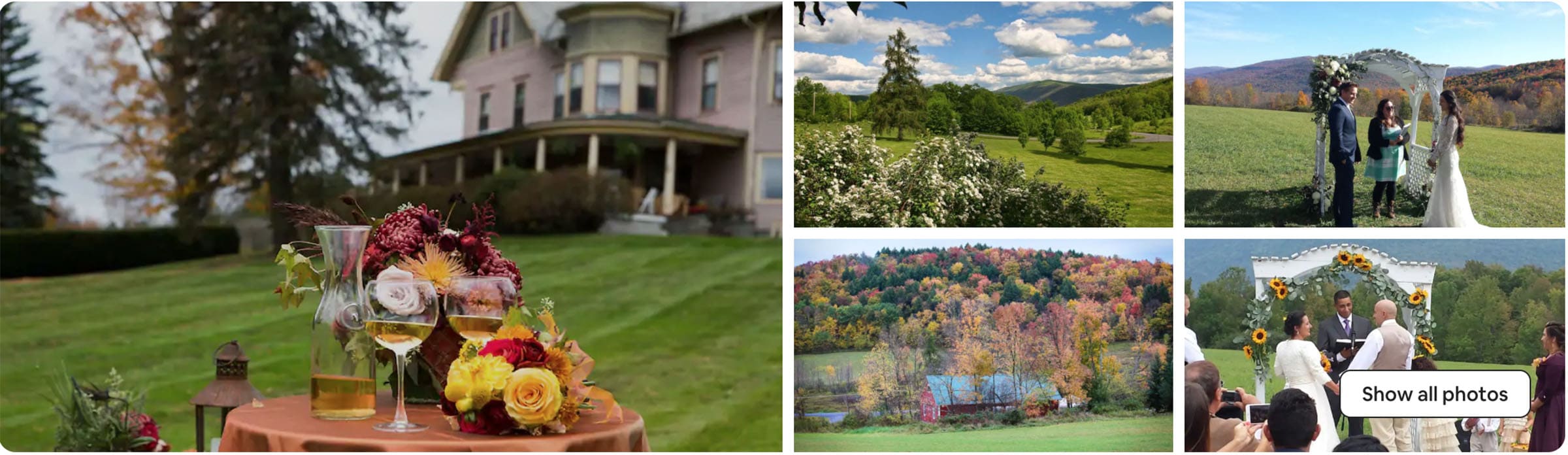 best airbnb wedding venue in Catskills
