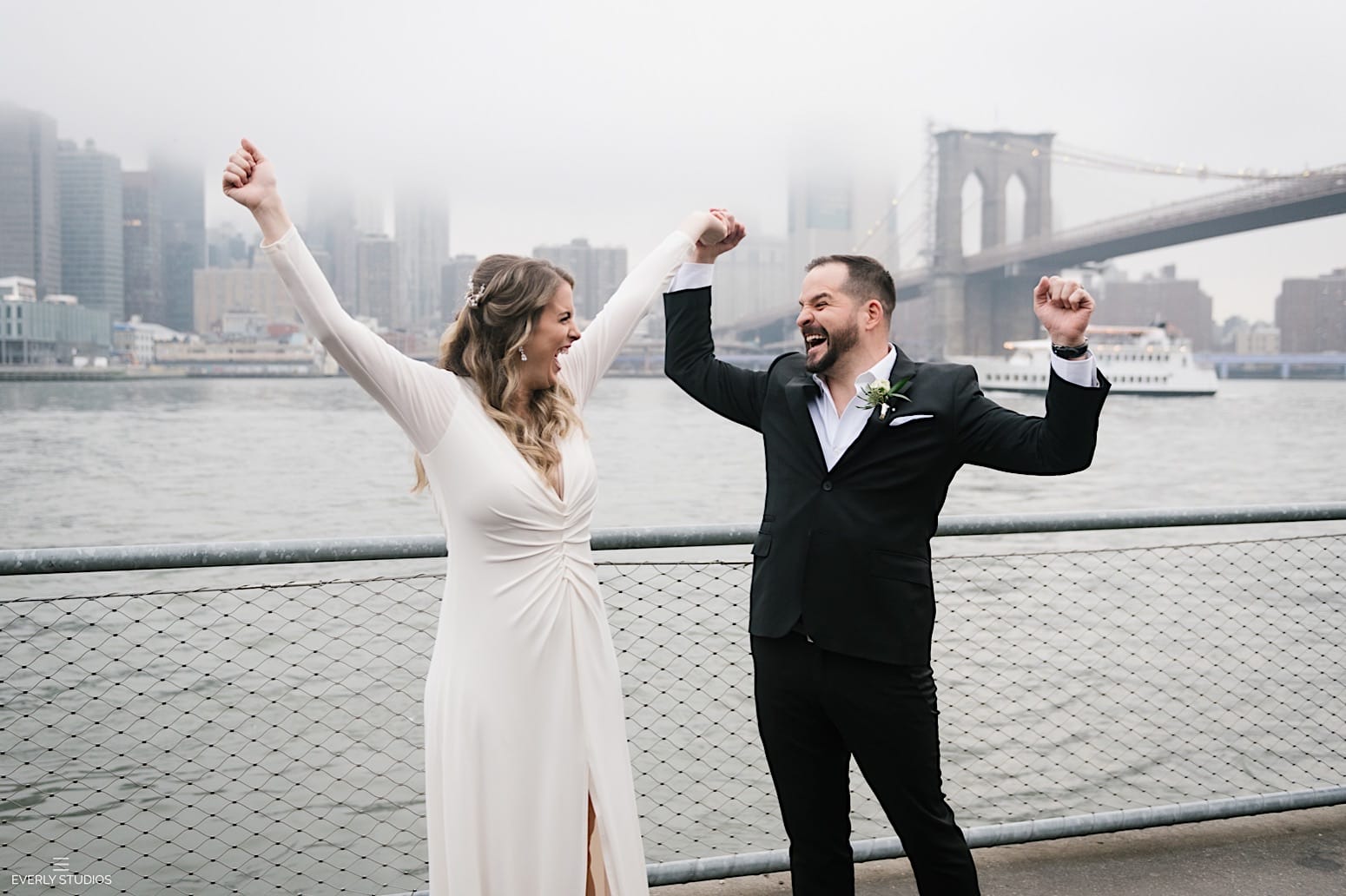 Empire Fulton Ferry Boardwalk Wedding in Brooklyn Bridge Park