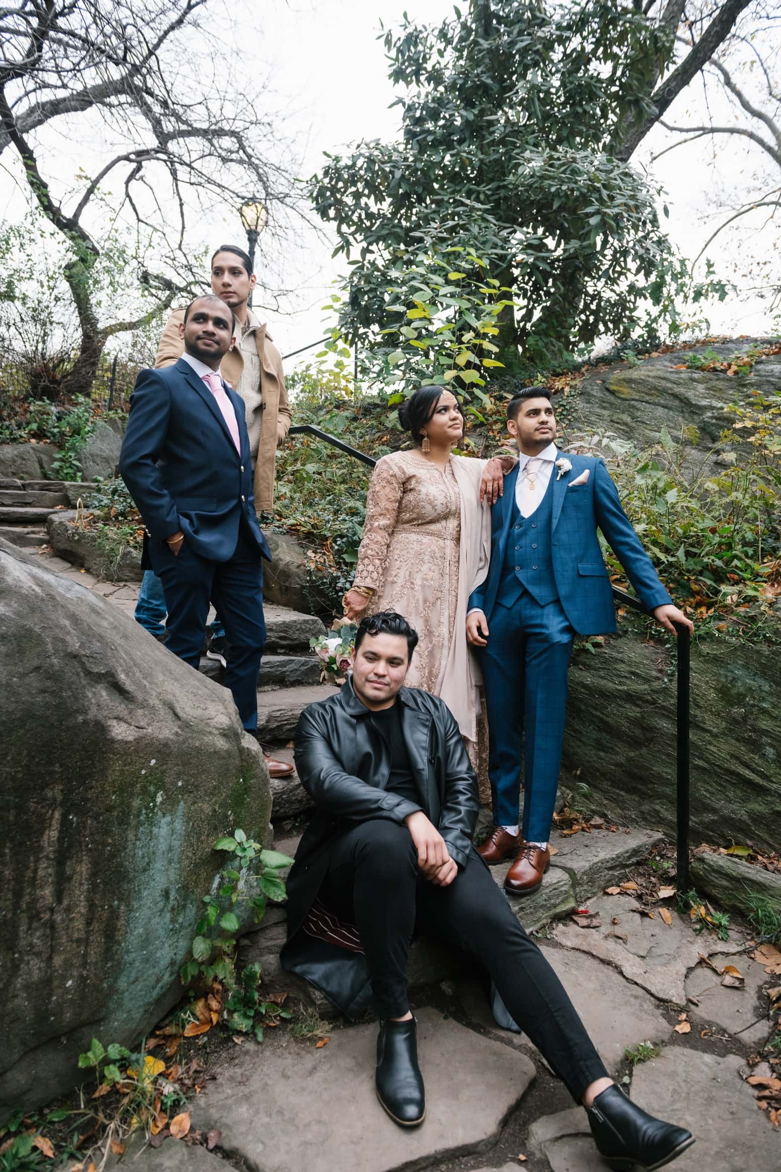 Wagner Cove wedding in Central Park NYC. Photos by NYC elopement photographer Everly Studios