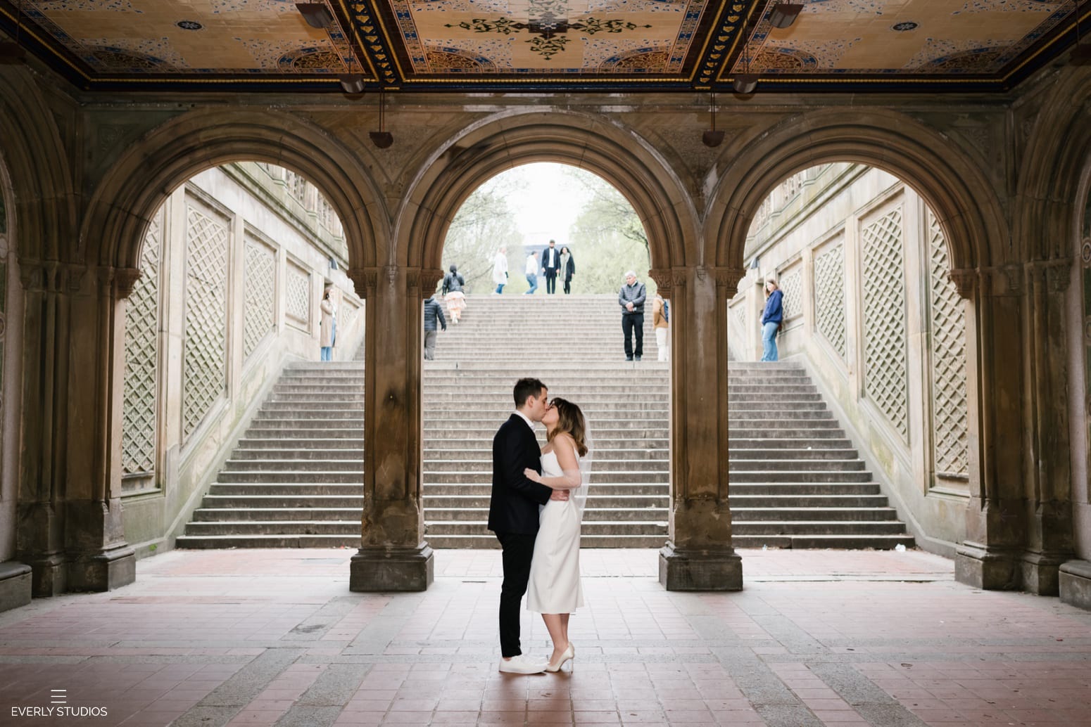 New York Central Park wedding at Bethesda Terrace